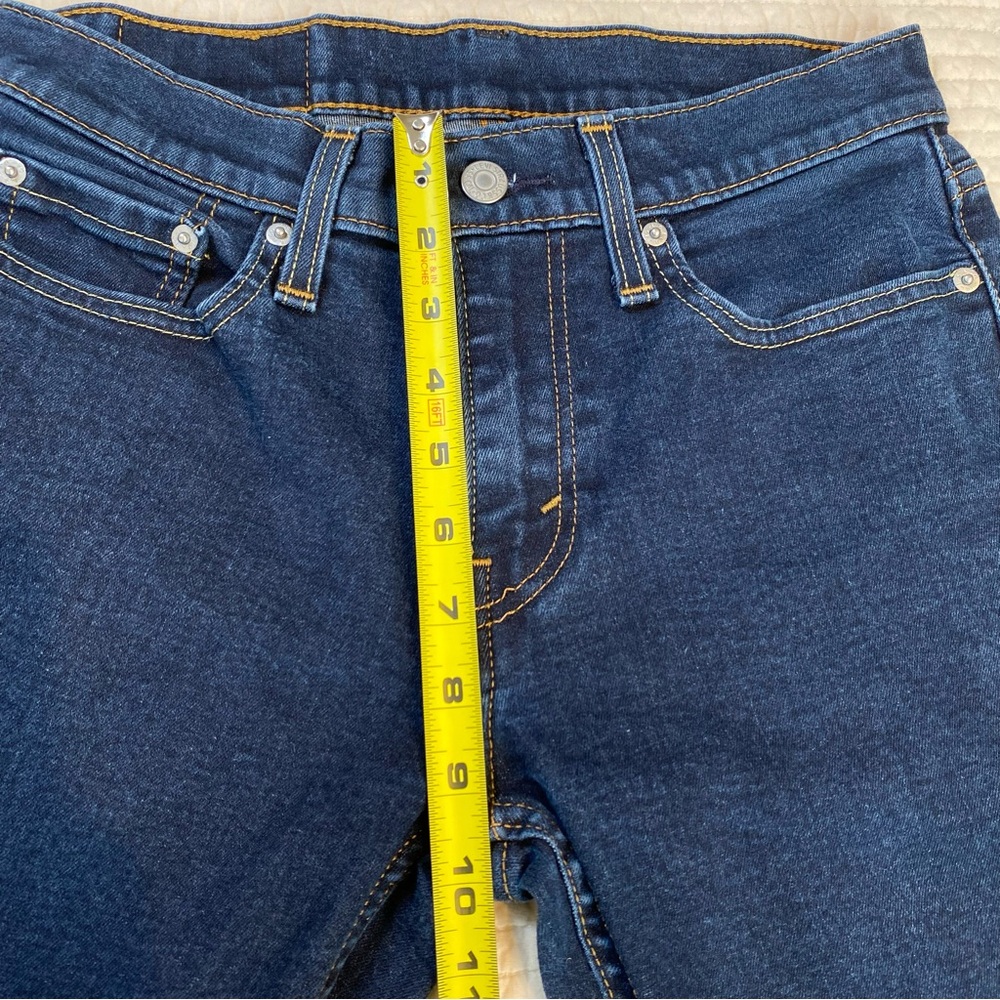 Levi's 511 Slim Fit Men's Dark Hollow Dark Wash Stretch Denim Jeans Size 29 - Picture 14 of 16